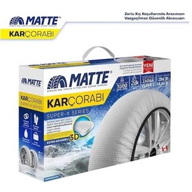 Resim 265/45/20 Xx Large Size 74 Matte Oto Kar Çorabı Super X 