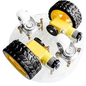 Resim Arduino Emes Robotik Yuvarlak Şase 2wd Engelden Kaçan Ve Çizgi Takip Eden Wi-fi Robot Araç Seti 