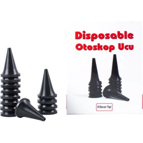 Resim Rabır Heine Otoskop Ucu 4 mm El Tipi (Reislerve Dısposable Uyumlu) 
