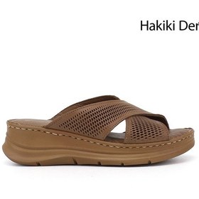 Resim Gönderi(R) Gönderi R Kadın Fındık Dolgu Taban Hakiki Deri Terlik Dyza65145870 