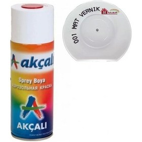 Resim Akçalı Sprey Boya 400 001 Mat Vernik(CLZ) 