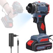 Resim Buyfun 21V Çok Fonksiyonlu Elektrikli Tornavida 55NM Torklu (Yurt Dışından) 