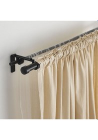 Resim Perde Çubuğu, Siyah, 210-385 Cm Siyah 