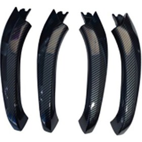 Resim 51168071361/362/873/874 Krb Kapı Tutamak Setı 4 Lu Karbon G08 G 