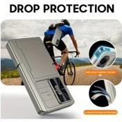 Resim Honeybeeshop Samsung Galaxy Uyumlu Z Fold 7 Çöl Altını Cüzdan Kılıfı Kart Tutucu Çivili Stand Koruyucu Film 