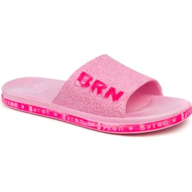 Resim Costa Brn Kız Çocuk Pembe Yazlık Terlik 
