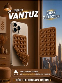 Resim Case collection Slikon Çift Taraflı Vantuz Telefon Tutucu Vakum,Cama Yapışan Çift Taraflı 