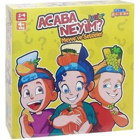 Resim Samatlı Oyuncak Acaba Neyim Junior Meyve Ve Sebzeler 72606 