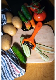 Resim Solingen Simli Turuncu Sapan Soyacak Paslanmaz Alman Çeliği, Ergonomik Sap, Yüksek Keskinlik-209 Turuncu 