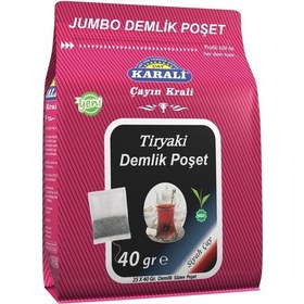 Resim Karali Tiryaki Demlik Poşet 25 Li 40 Gr 