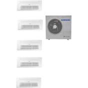 Resim Wind Free Multi Tek Yön Kaset 1+5 Sistem (AJ100TXJ5KH/EA) 9+9+9+9+18 Btu İç 10 Kw Dış Ünite Klima Samsung