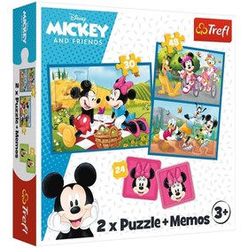Resim PUZZLE-93344 2IN1 Disney Puzzle -Trefl 