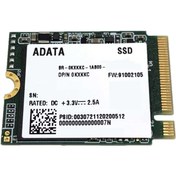 Resim ADATA SM2P41C3-256GC2 256GB M.2 NVME SSD SIFIR 2 YIL TÜRKİYE DİSTRİBÜTÖR GARANTİLİ ADINIZA FATURALI