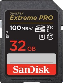 Resim Sandisk 32gb Extreme Pro Rescuepro Deluxe Sdhc+kart, 100mb/s'ye K 