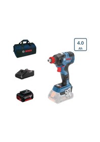 Resim Bosch Gdx 18v-200 C Tek Akülü Darbeli Somun Sıkma 4 Amper Bez Çantalı 