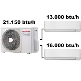 Resim Toshiba 2M 12.000 Btu/H - 16.000 Btu/H Multi Split Inverter Klima 
