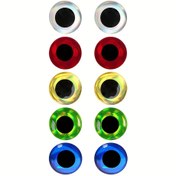 Resim Balıkçılık Uçları DIY Yemleri Jig Yemleri Crankbaits Yapım Malzemesi için 500 adet Holografik 3D Epoksi Balık Gözleri, 3mm~12mm 