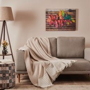 Resim Nuvomon Koltuk Örtüsü - Bej - 180x210 cm 