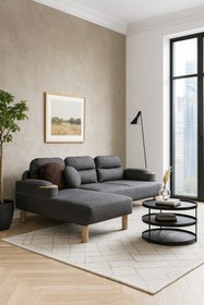 Resim Zem Legna Bohem Köşe Takımı, Gri 