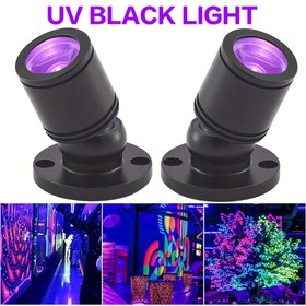 Resim 2/4/6 Adet 1W LED UV Siyah Işık, Mini Spot Floresan USB Ultraviyole Led İç Mekanda Anahtar Kontrollü, Şeffaf Dolap Mor Lamba Mikro Tezgâh Çakmak, Șampanya Kutusu El Sergi Bilimsel Vaka Ünitesi Aydınlatma Projeksiyonu Modern Tasarlama Dayanklı Metal Yönetimi Uv Lampa Vinil Toplayıcıları Bilişi ile 