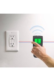 Resim Alfa 3 In 1 Duvar Tarayıcı Metal Dedektörü çiviler Ac Gerilim Tel Tespit Elektrik Kablo 