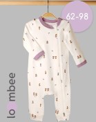 Resim Loombee Yenidoğanlar İçin Ayakları Açık Tulum 1 Adet 430237863 Beyaz 