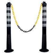 Resim İleri Trafik 100 x 8 cm Siyah Delinatör Seti 