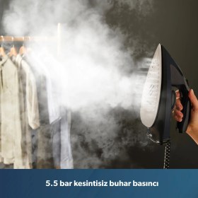 Resim Homend Steamwork 1168H Buhar Kazanlı Ütü Lacivert 
