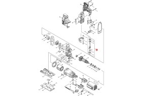 Resim Makita 4351CT Bıçak Mili Ürün Kodu 135060-4 