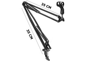 Resim Lastvoice NB39HY Set Hyperx Mikrofon İçin Stand ve Shock Mount (35x35 cm) 