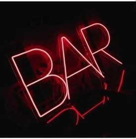 Resim SANEC Bar Yazili Neon Led Işikli Tabela 