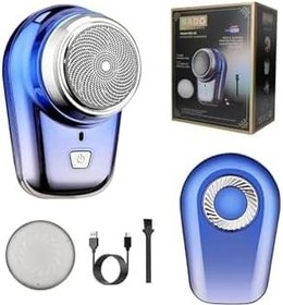 Resim Rado RD-65 Günlük Sakal Tıraş Makinesi, Şarjlı Mini, Mavi 
