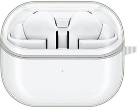 Resim Nanospace Samsung Galaxy Buds3 - Samsung Galaxy Buds3 Pro İle Uyumlu Kılıf Kancalı Yıkanabilen Silikon Kılıf Şeffaf 