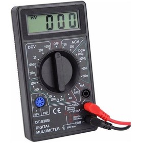 Resim Dt830b Dijital Ölçü Aleti Multimetre Problu 