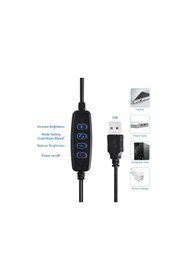 Resim Asfal Özçekim LED Selfie Tripod Telefon ve Mikrofon Tutuculu Canlı Yayın Işığı 3" Halka 70 cm 