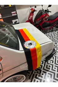 Resim CAROTE Almanya renkli torpido havlusu 150x30 cm 