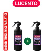 Resim lucento 400 ml Motor Temizleyici Parlatıcı ( Premium Kalite ile Motorunuz Hep İlk Günkü Gibi ) ( 2 li set ) 