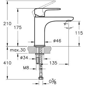 Resim VitrA A4270674 Root Round Yüksek Lavabo Bataryası Soft Altın 
