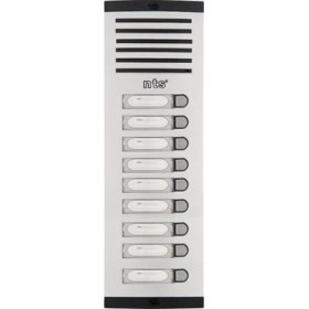 Resim Nts Diafon Sesli Işıklı Fotoselli Tek Sıra 9lu Zil Butonu 4009 