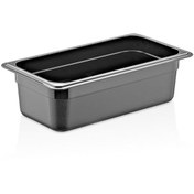 Resim GastroPlast Gn 1/4-100 Mm Gastronom Küvet, Polikarbon, Siyah 