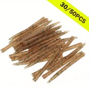 Resim 30/50 adet Silikon Anti-Dolaşma Balıkçılık Kanca Kılıfları, 60mm/2.36 inç - Kanca Dolaşmasını Önler, Pürüzsüz Sürekli Konik Tasarım, Kolay Kanca Bağlantısı Geçirme için Büyük Delik, Açık Hava Sazan & Kaba Balıkçılık Aksesuarları, Kaba Balıkçılık Temel 