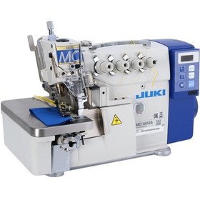 Resim Juki Mo-6814s Kafadan Motorlu Full Otomatik 4 İplik Overlok Makinesi İplik Kesmeli Ayak Kaldırmalı 