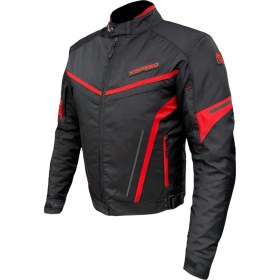 Resim Xspeed Zeus 4 Mevsimlik Korumalı Motosiklet Montu Yeni Sezon Siyah Kırmızı 