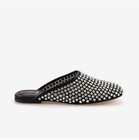 Resim Kemal Tanca Taşlı Kadın Terlik T5 Siyah-gümüş Siyah - Gümüş 