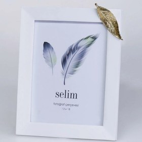 Resim Selim Yapraklı 13x18 Çerçeve Beyaz Altın SCRV 124BYA84RS 