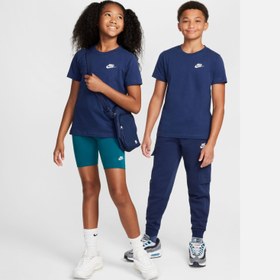 Resim Nike Sportswear Embroidered Futura LBR Short-Sleeve Çocuk Tişört 