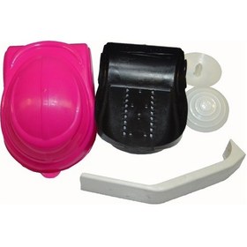 Resim Çocuk Bisiklet Arka Çanta Pembe 