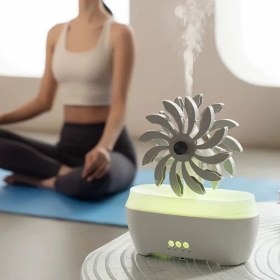 Resim Hereveoyuncak Rüzgar Değirmeni Hava Nemlendirici + 1 Adet Çaydanlık Tasarımlı Çay Demleme Süzgeci - 2li Set Q2G0S4 