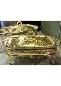 Resim Roy Kıng Queen Anne Dikdörtgen Ayaklı Fırın Kabı Gold 39 20 18 Cm Gold 