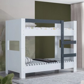Resim Setay Açelya Ayrılabilir Ranza - Antrasit + 2 Adet Comfort Yatak 